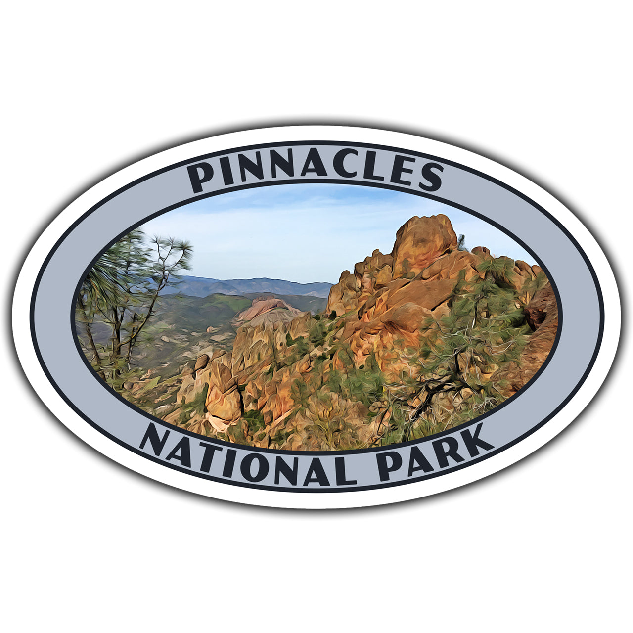 Pinnacles national park sticker