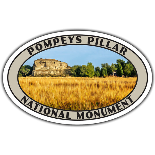 Pompeys Pillar national monument sticker