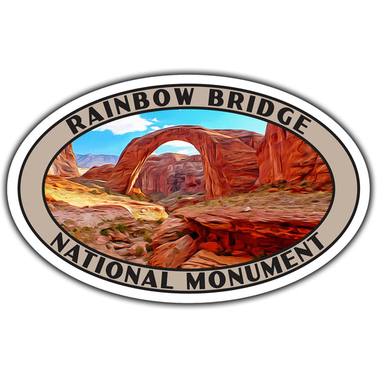 Rainbow Bridge national monument sticker