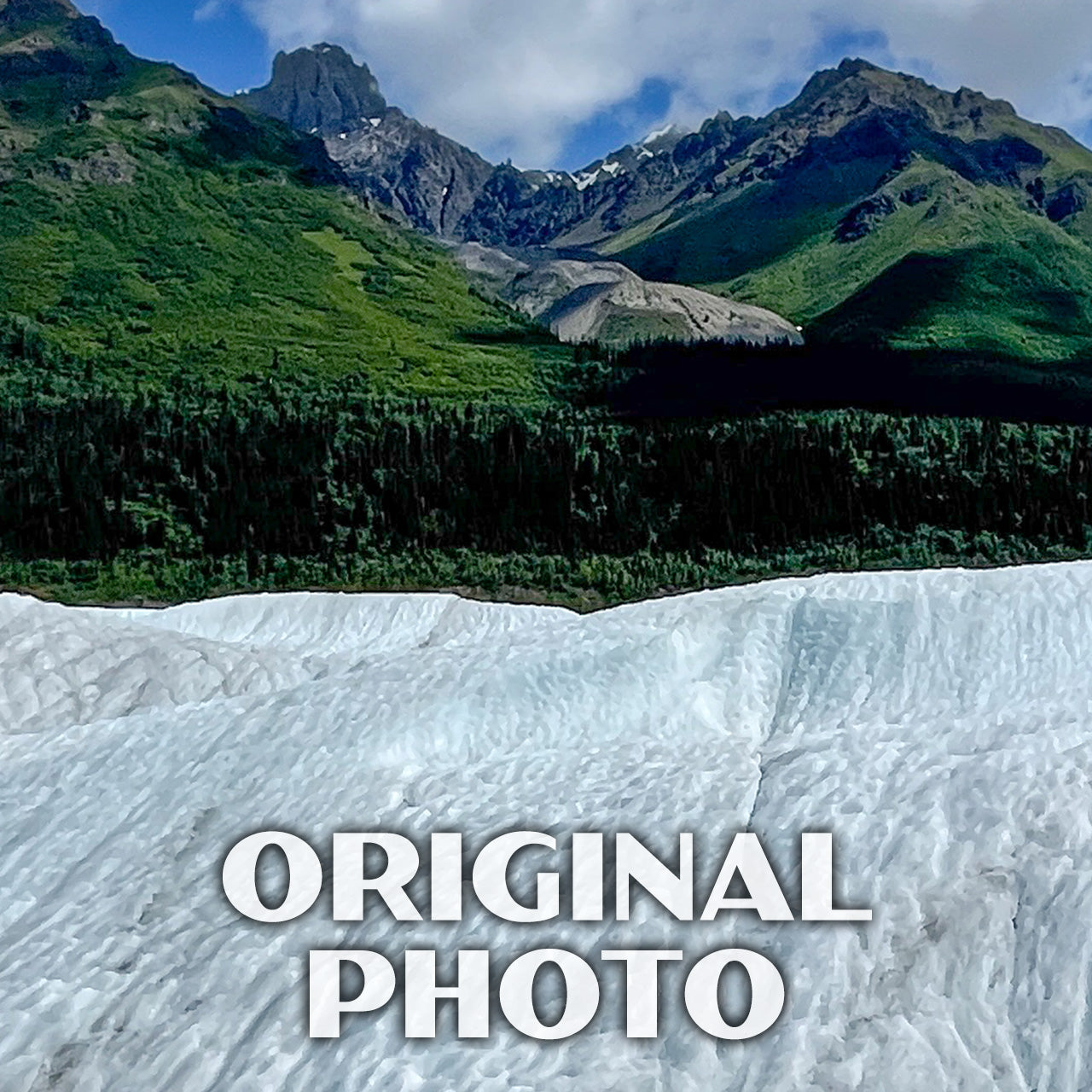 Wrangell St Elias National Park Poster-WPA (Root Glacier)