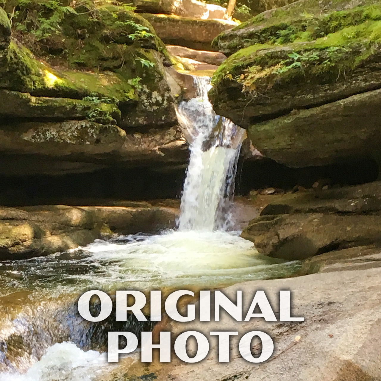 Sabbaday Falls Poster - WPA (Sabbaday Falls) (New Hamsphire State)