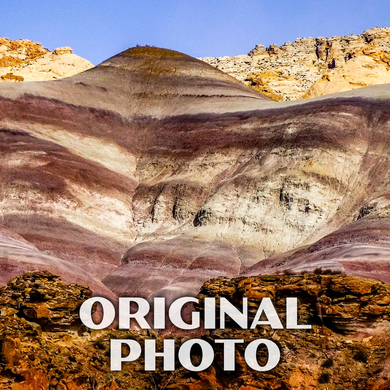 San Rafael Swell Poster-WPA (Painted View) (Utah State)