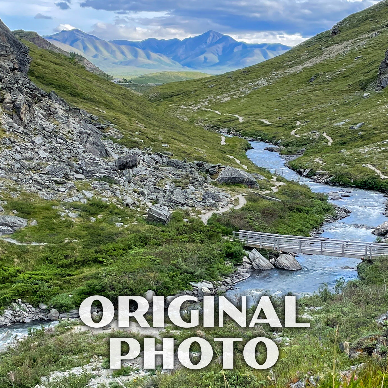 Denali National Park Poster-WPA (Savage River)