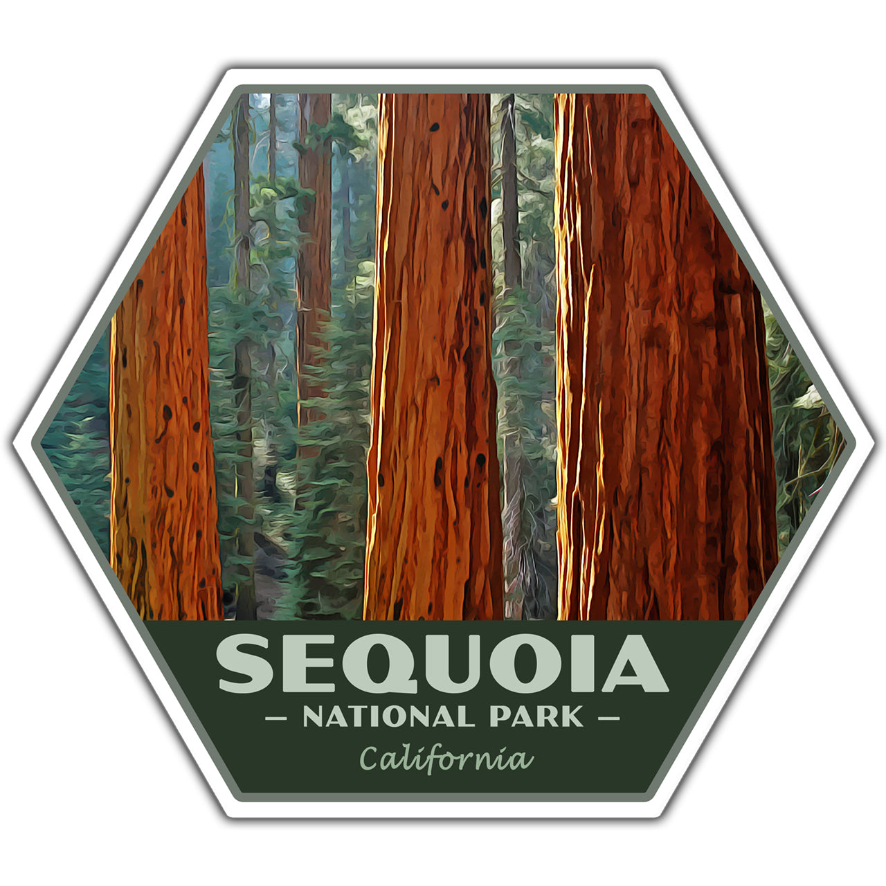 Sequoia national park sticker