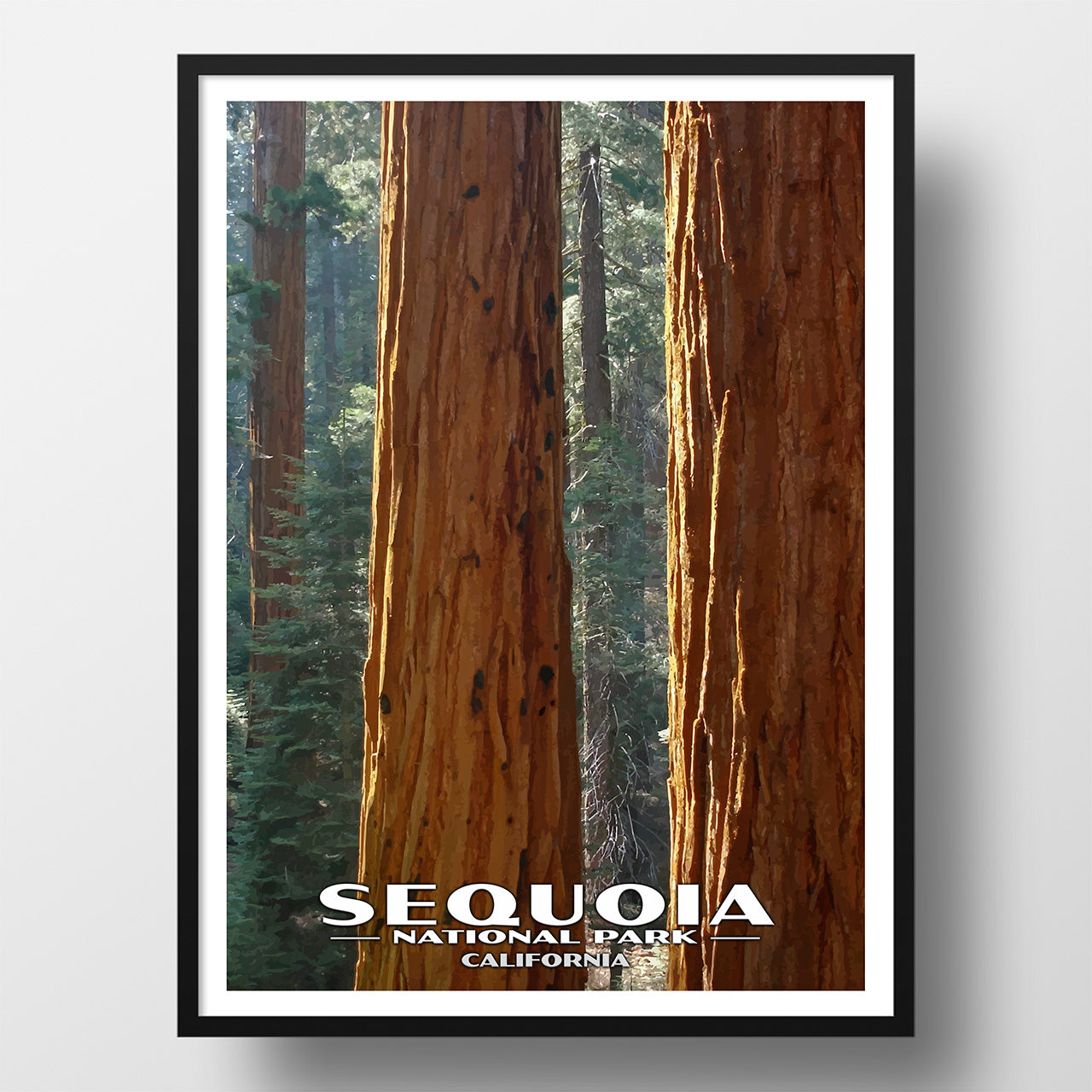 Sequoia National Park Poster-WPA (Grant Grove)