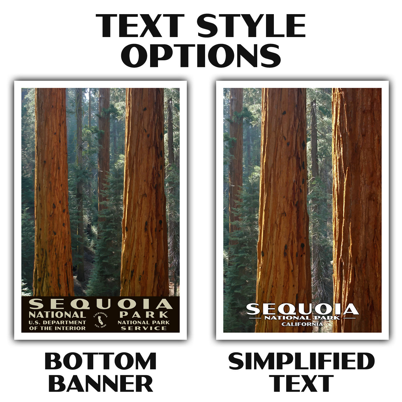 Sequoia National Park Poster-WPA (Grant Grove)