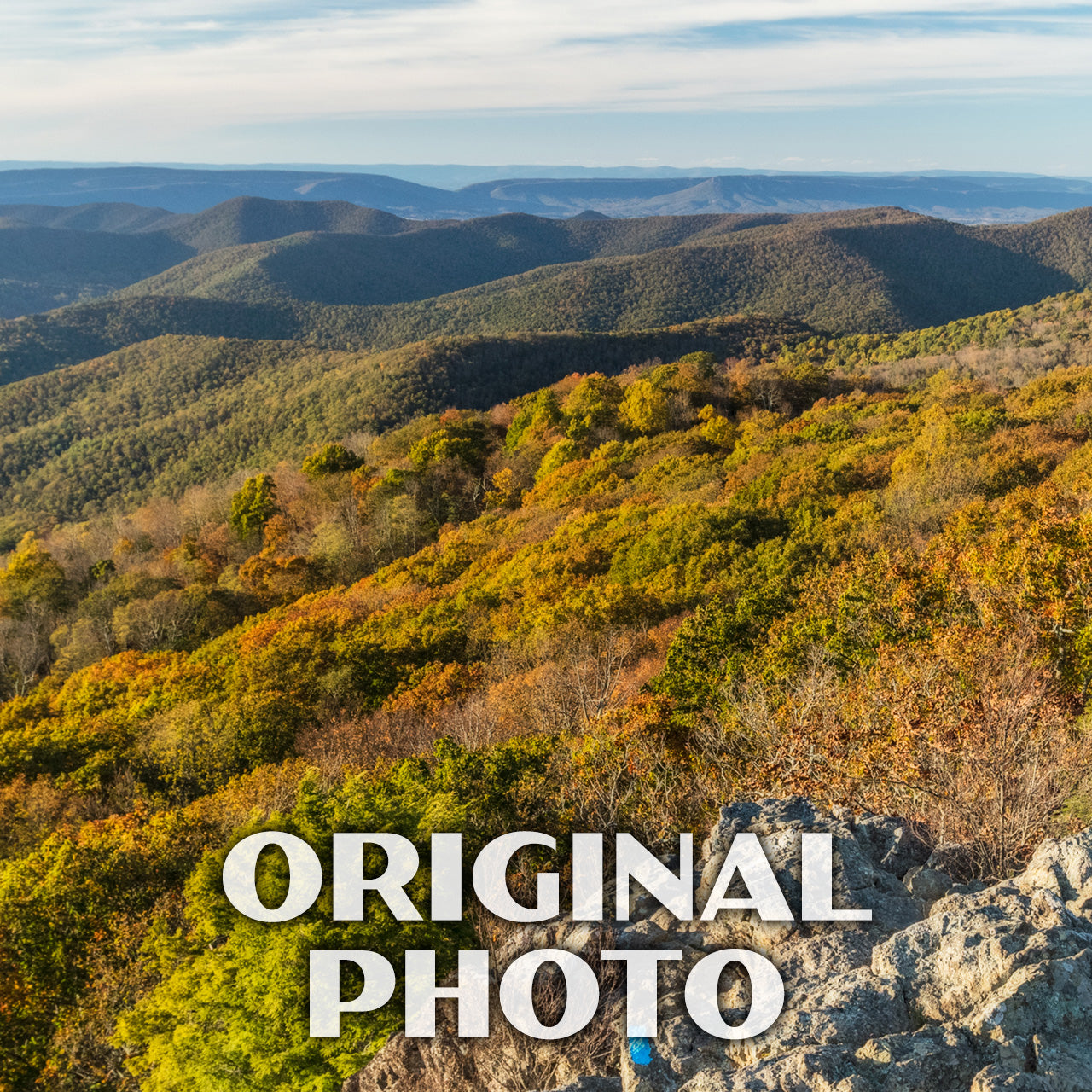 Shenandoah National Park Poster-WPA (Bearfence Mountain)