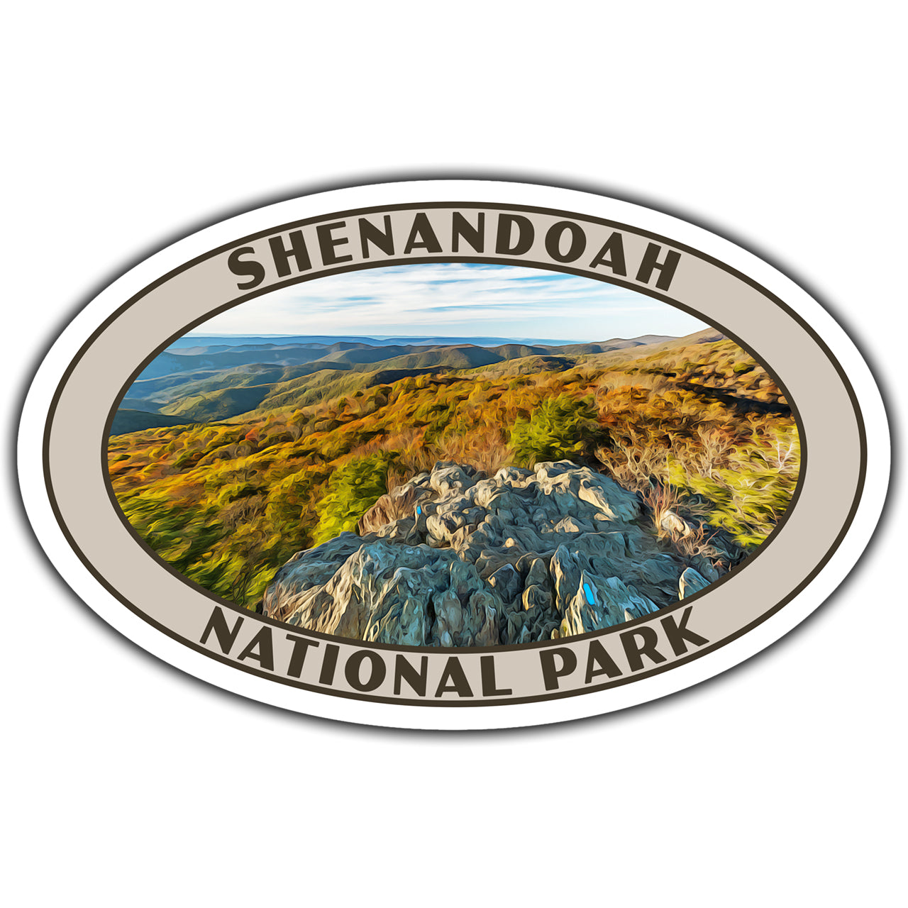 shenandoah national park sticker