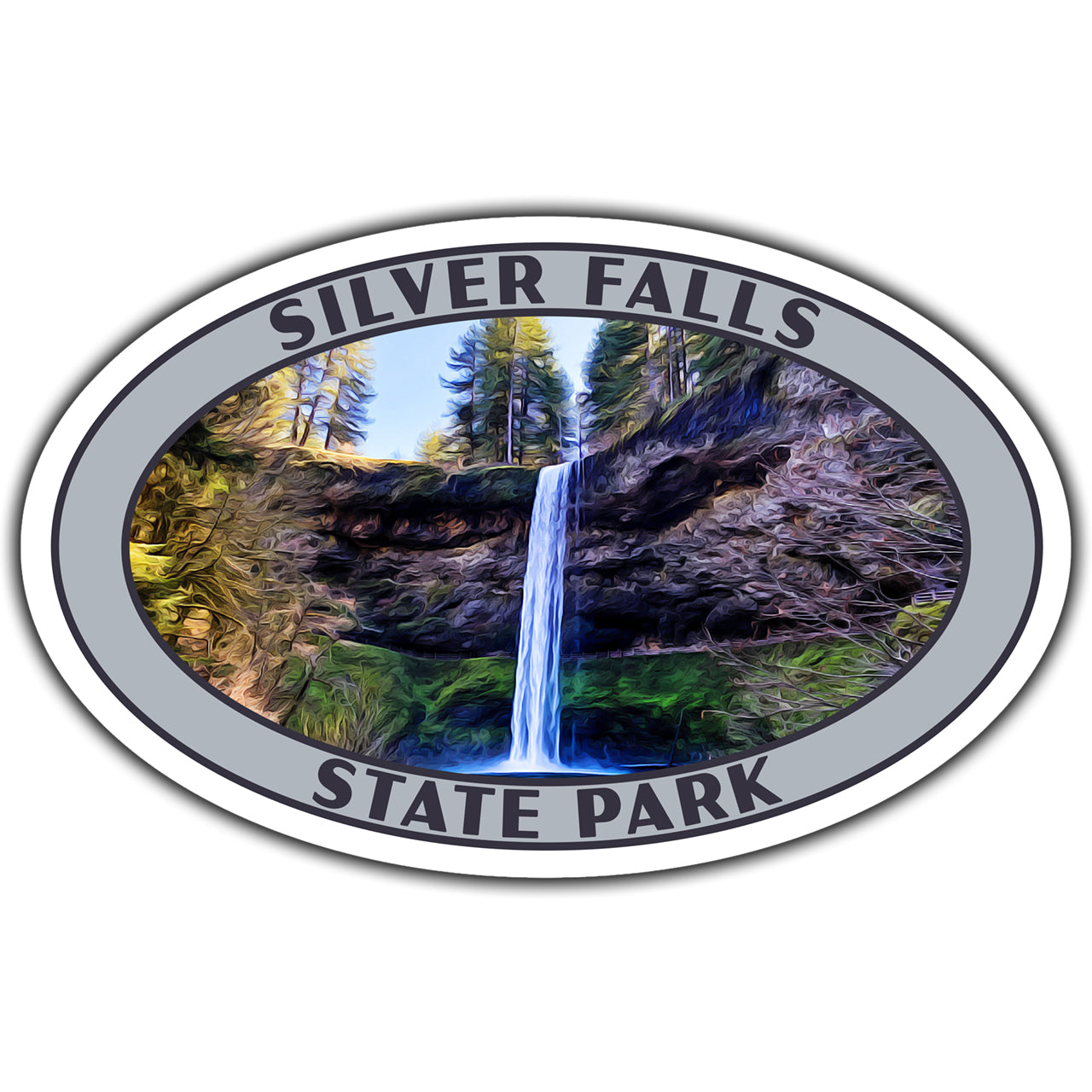 Silver Falls state park sticker