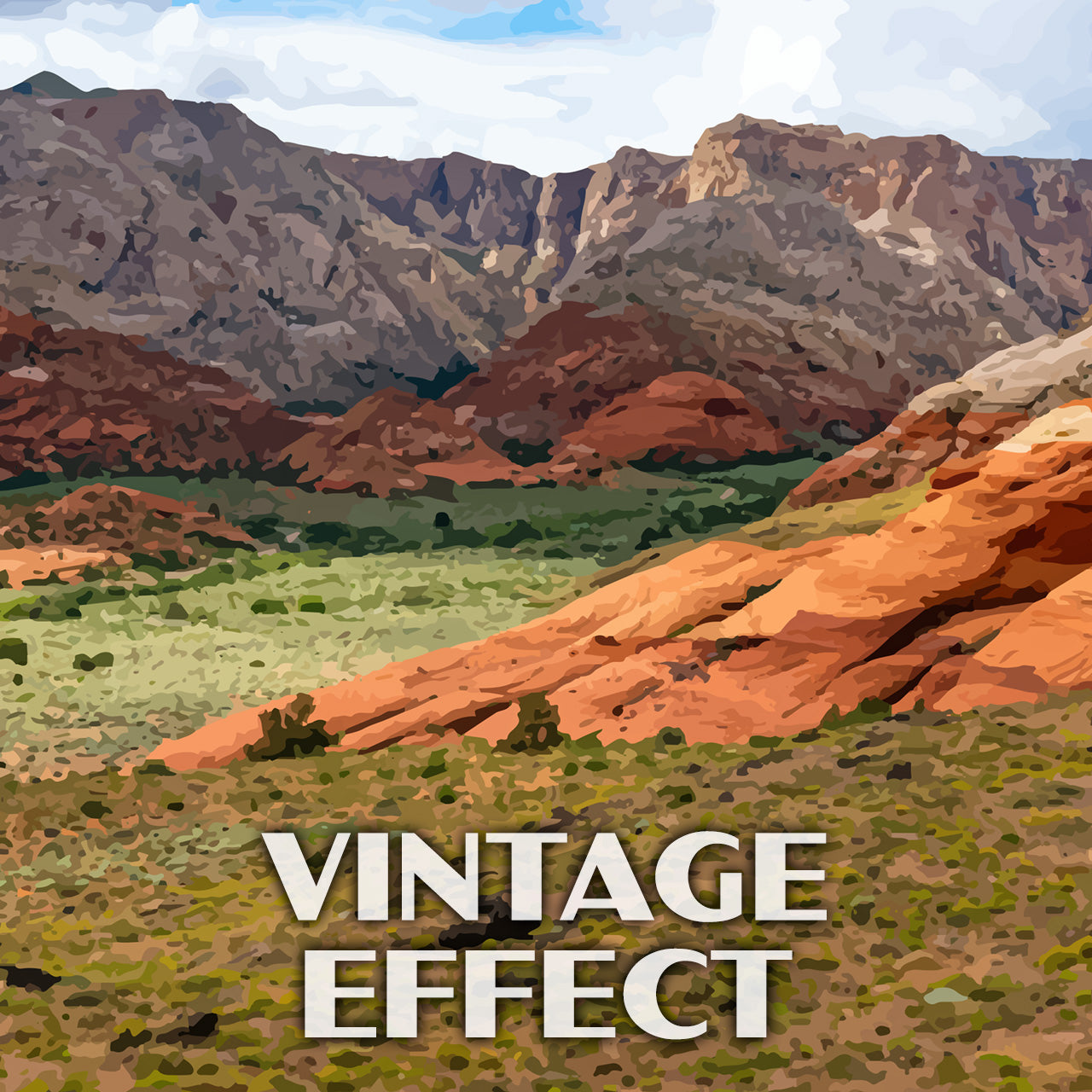 Snow Canyon State Park Poster-WPA (Rock Formations)