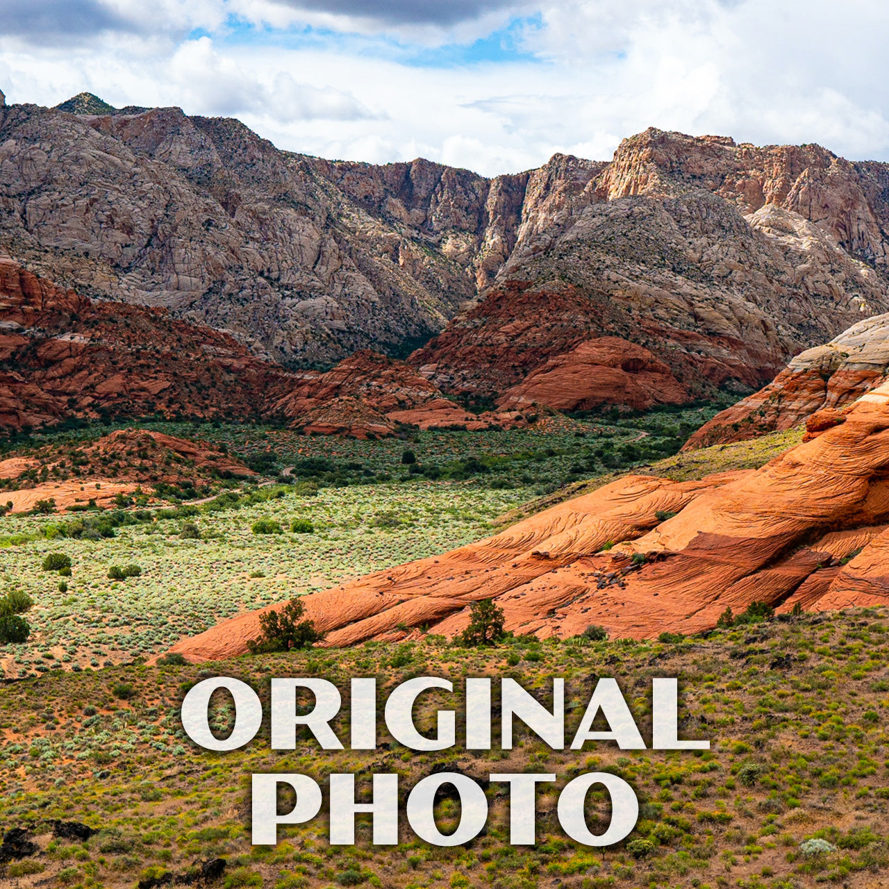 Snow Canyon State Park Poster-WPA (Rock Formations)