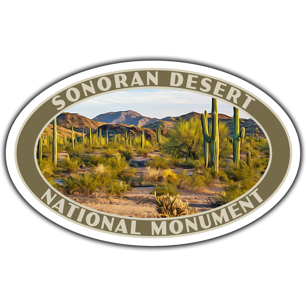 Sonoran Desert national monument sticker