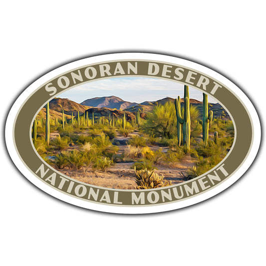 Sonoran Desert national monument sticker