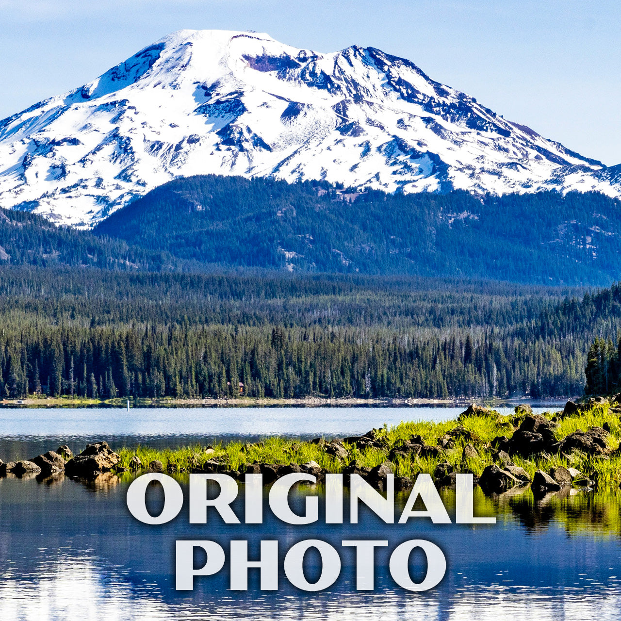 South Sister Poster-WPA (Three Sisters Wilderness) (Oregon State)