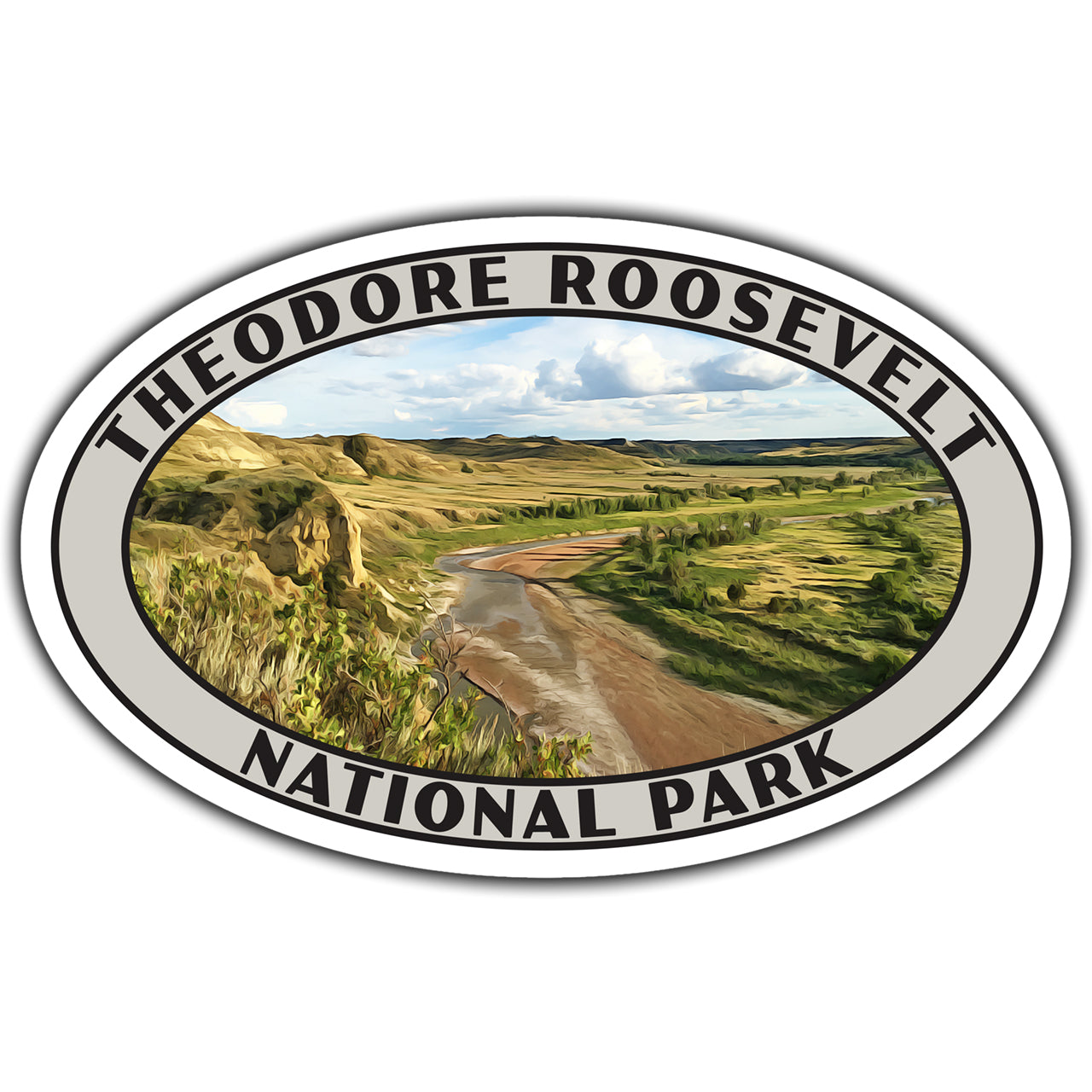 Theodore Roosevelt national park sticker