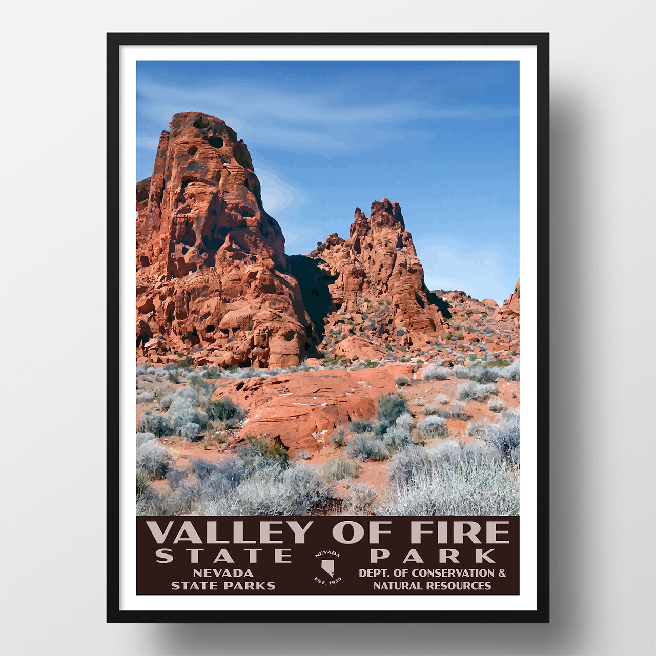 Valley of Fire State Park Poster