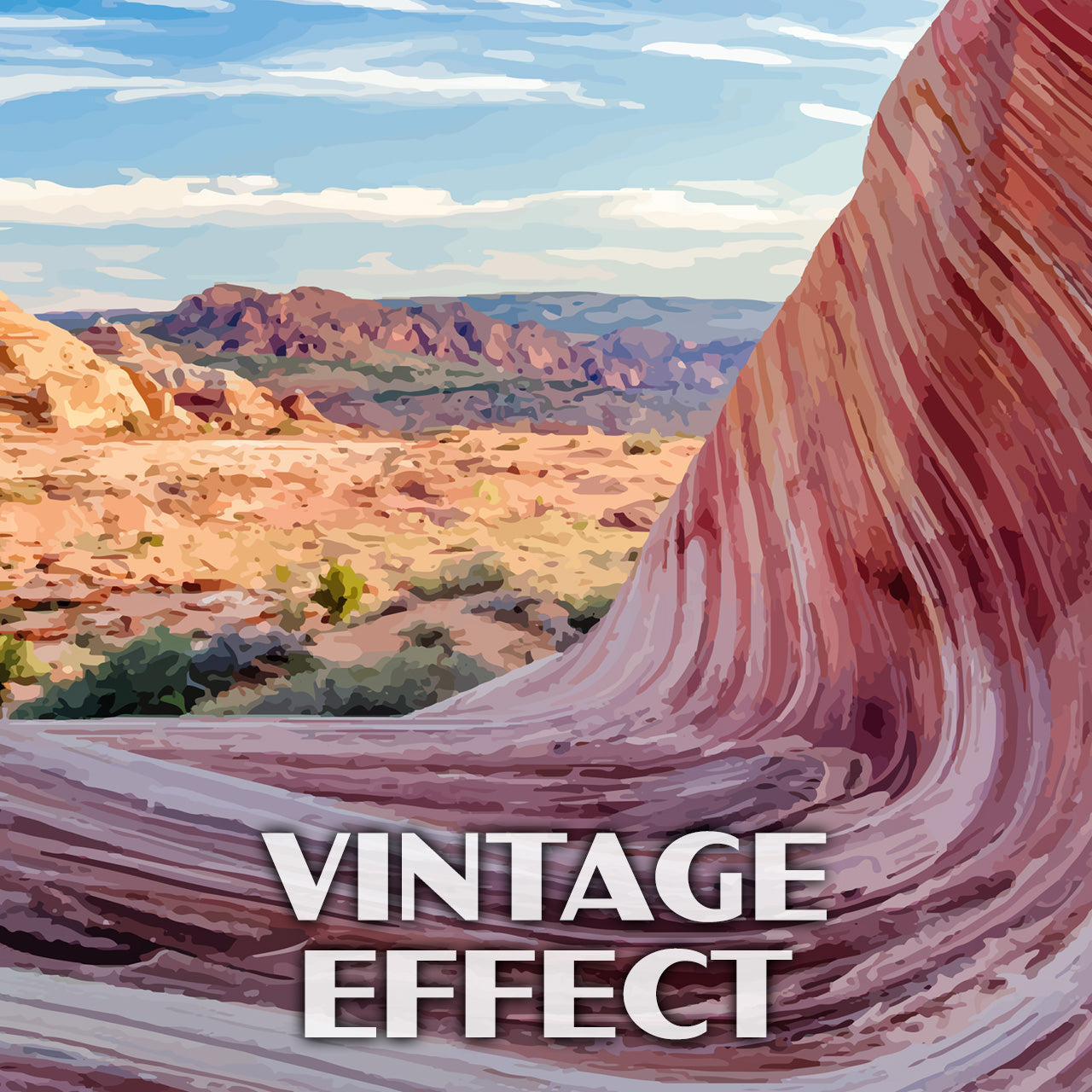 Vermillion Cliffs National Monument Poster-WPA (View)