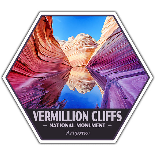 Vermillion Cliffs national monument sticker