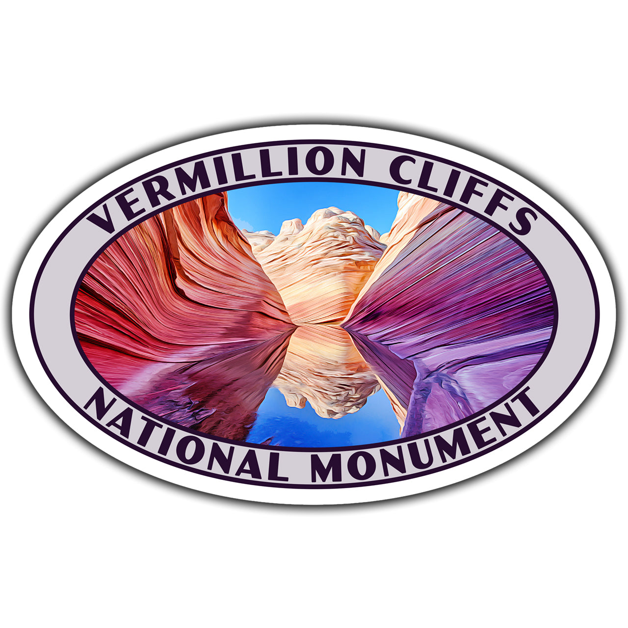 Vermillion Cliffs national monument sticker