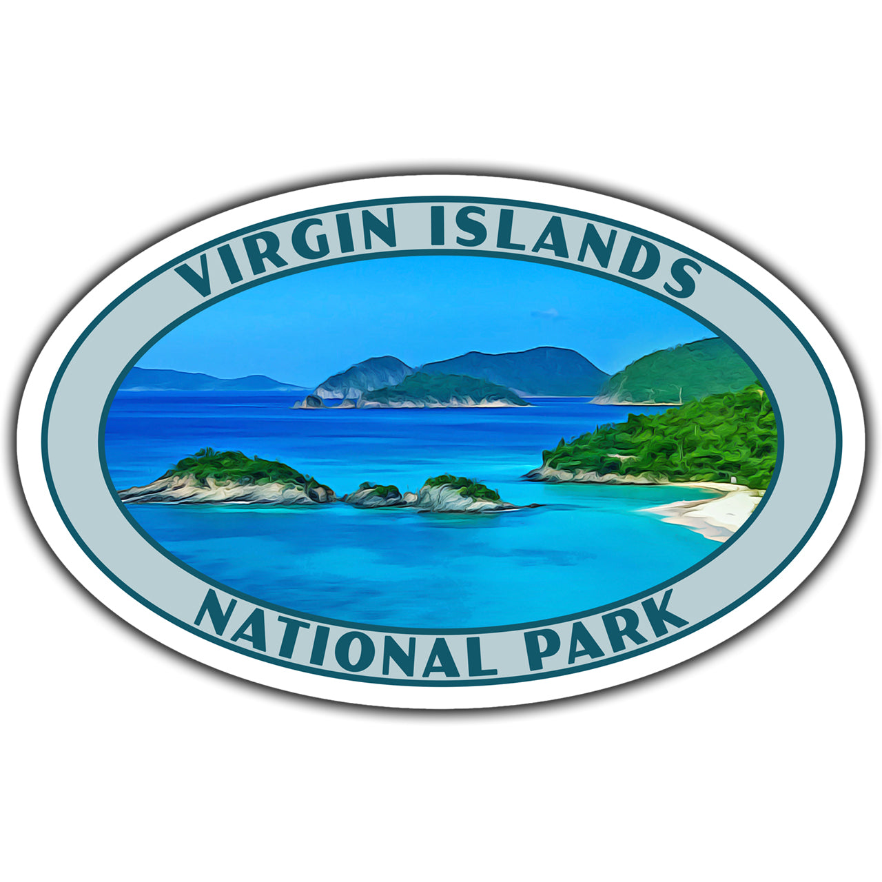 Virgin Islands national park sticker