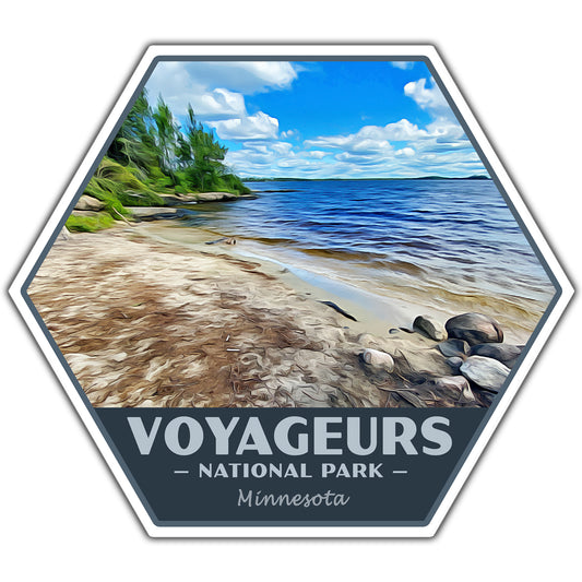 Voyageurs national park sticker