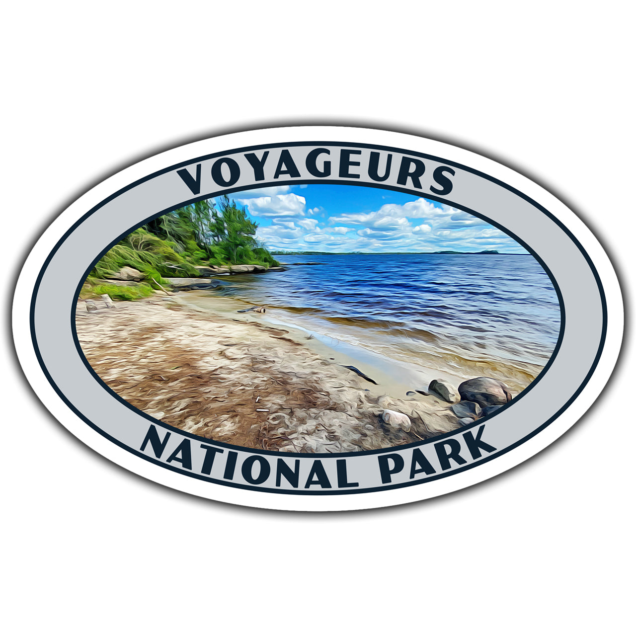 Voyageurs national park sticker