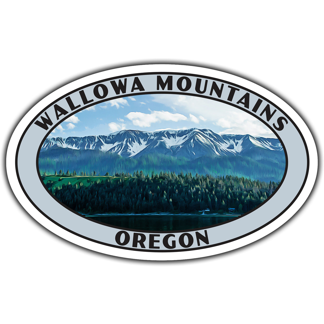 wallowa mountains sticker