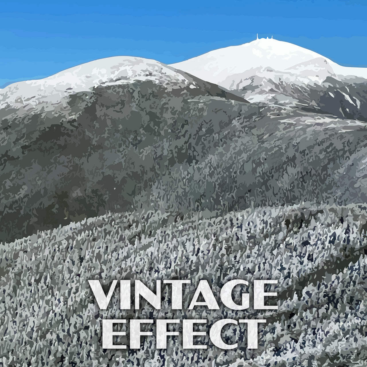 White Mountain National Forest Poster - WPA (Winter View from Mount Pierce)