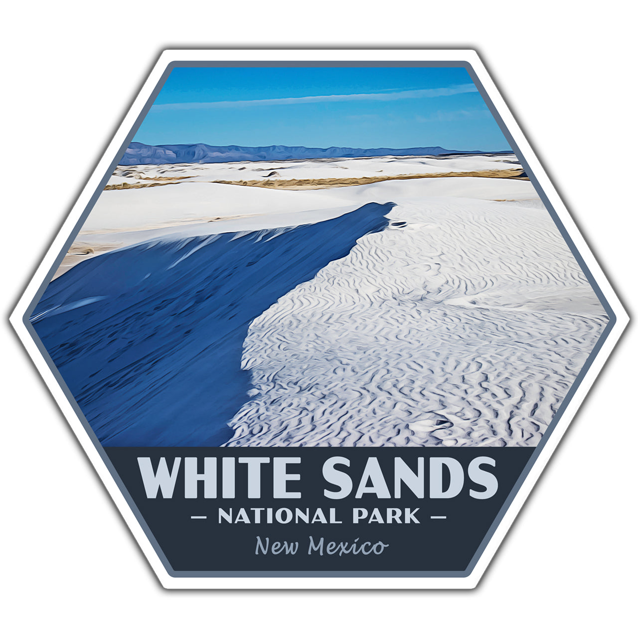 White Sands national park sticker