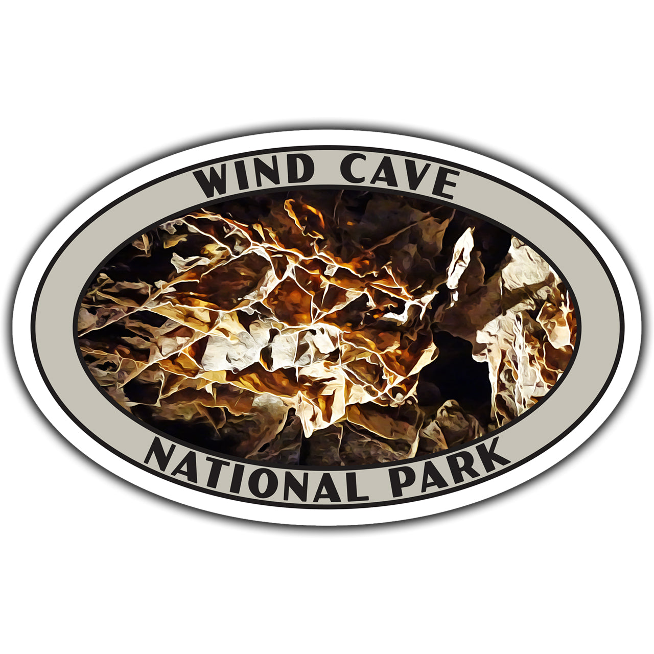 Wind Cave national park sticker