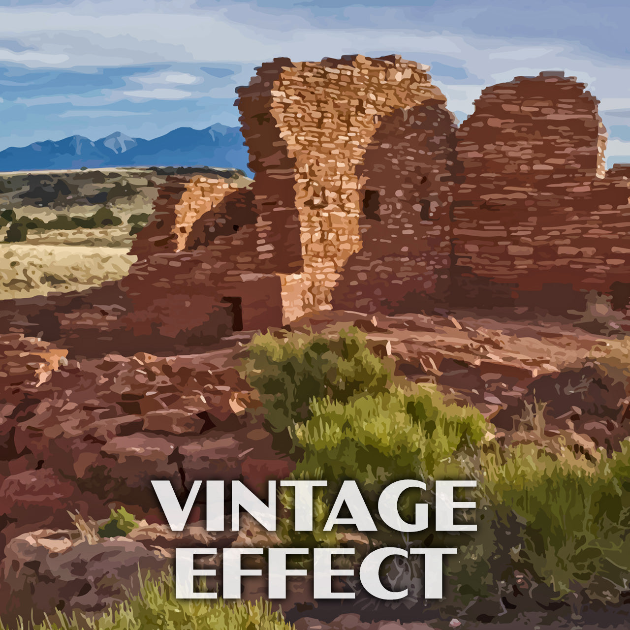 Wupatki National Monument Poster-WPA (Lomaki Pueblo)