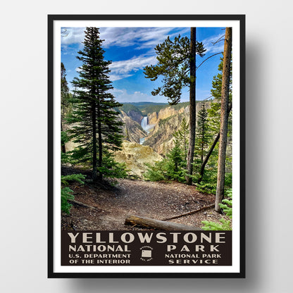 yellowstone national park poster