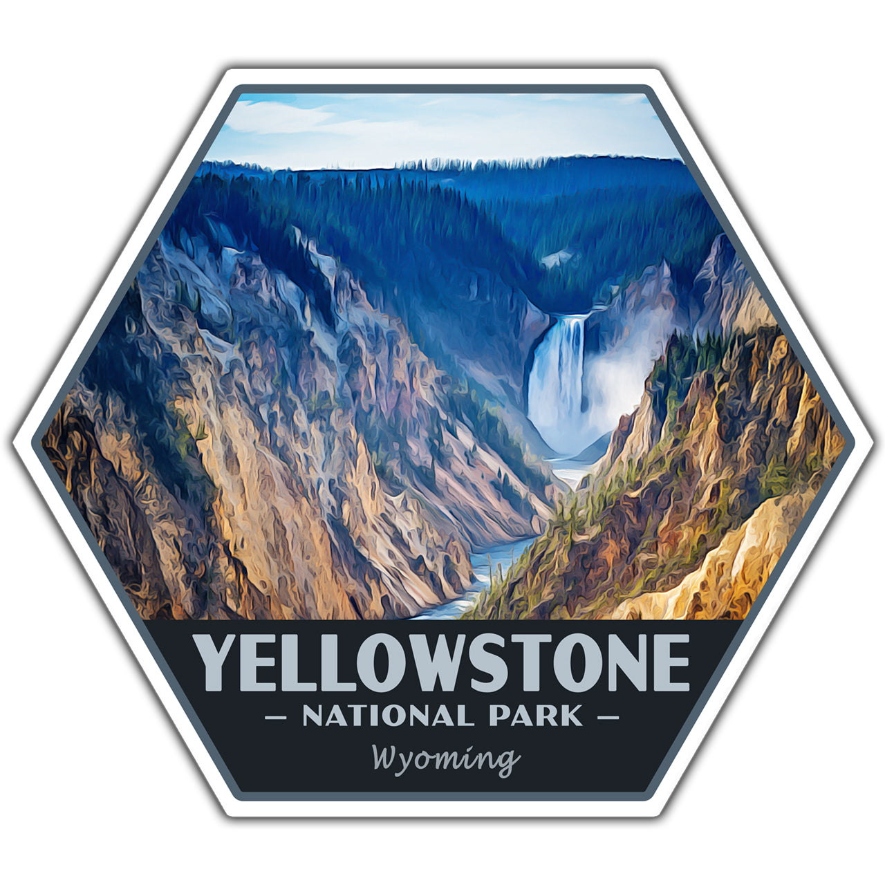 yellowstone national park sticker