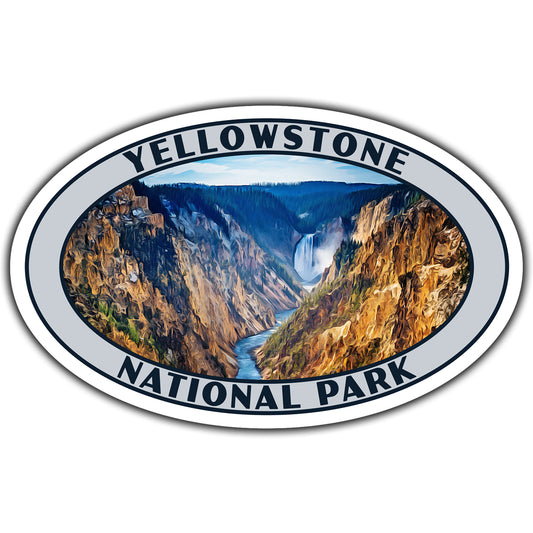 Yellowstone national park sticker