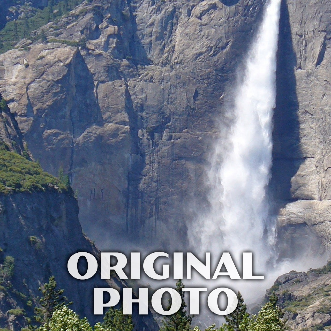 Yosemite National Park Poster-WPA (Yosemite Falls)