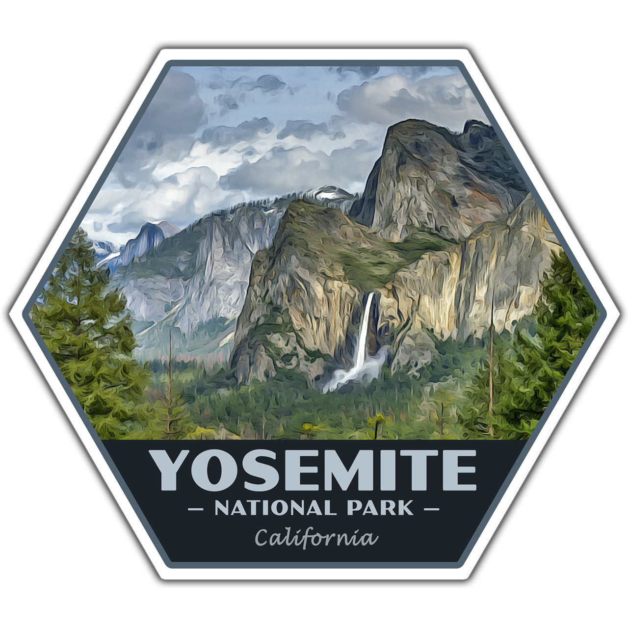 yosemite national park sticker