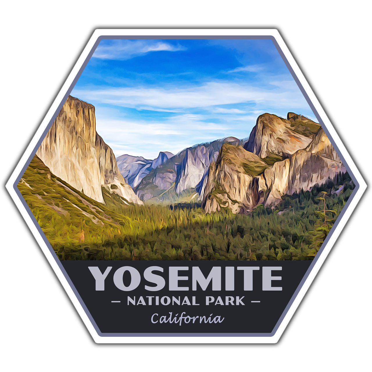 yosemite national park sticker