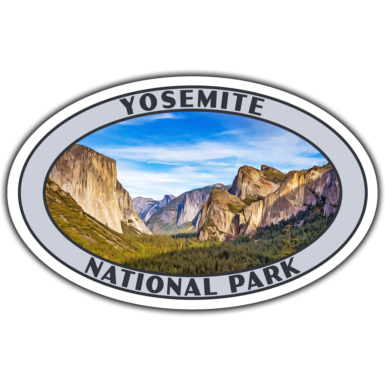 yosemite national park sticker