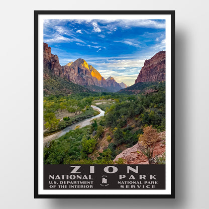 zion national park poster