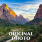 Zion National Park Poster-WPA (Zion Canyon 2)