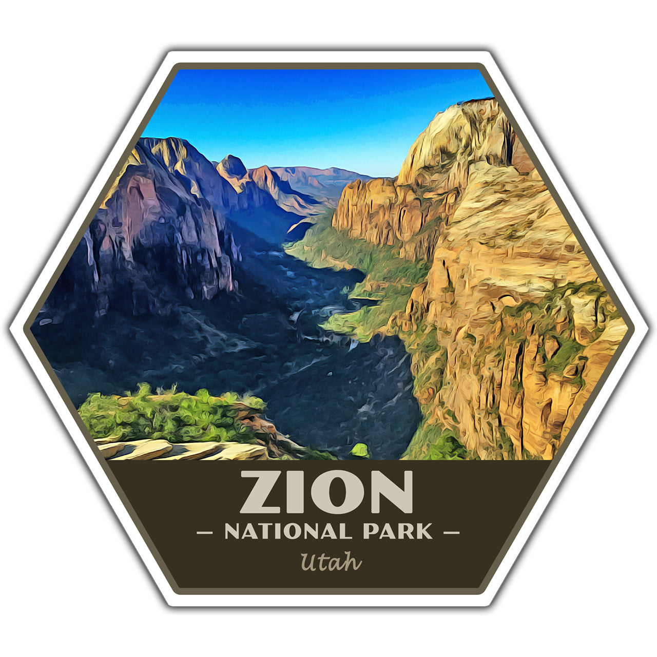 zion national park sticker