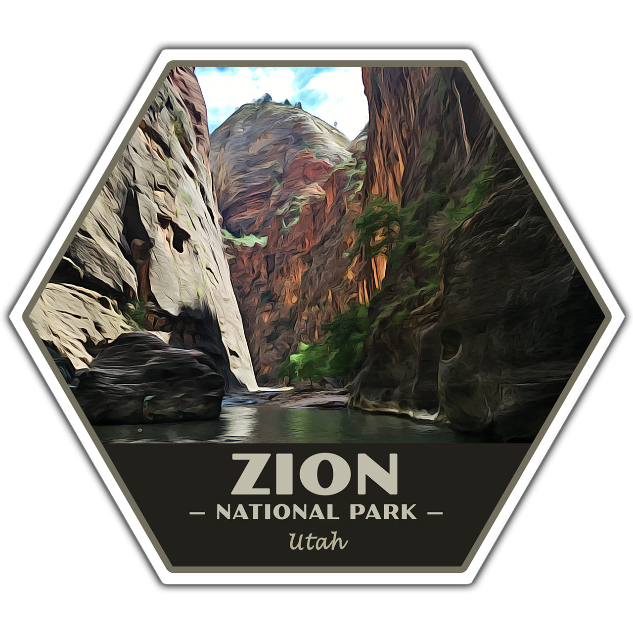 zion national park sticker