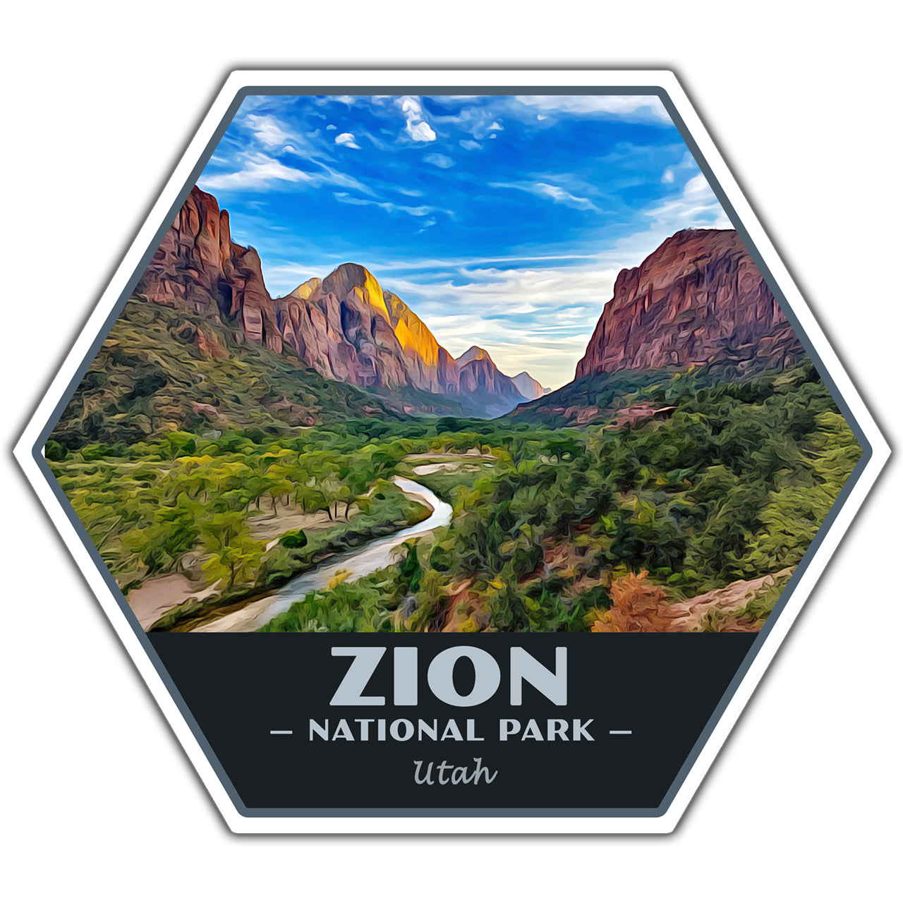 zion national park sticker