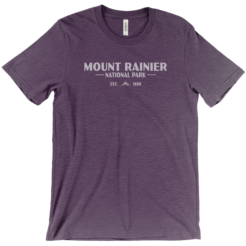 Mount Rainier National Park Short Sleeve Shirt (Simplified)