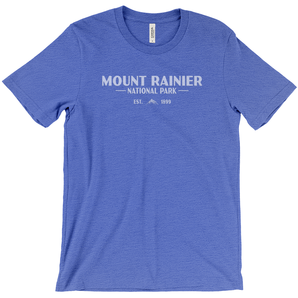 Mount Rainier National Park Short Sleeve Shirt (Simplified)