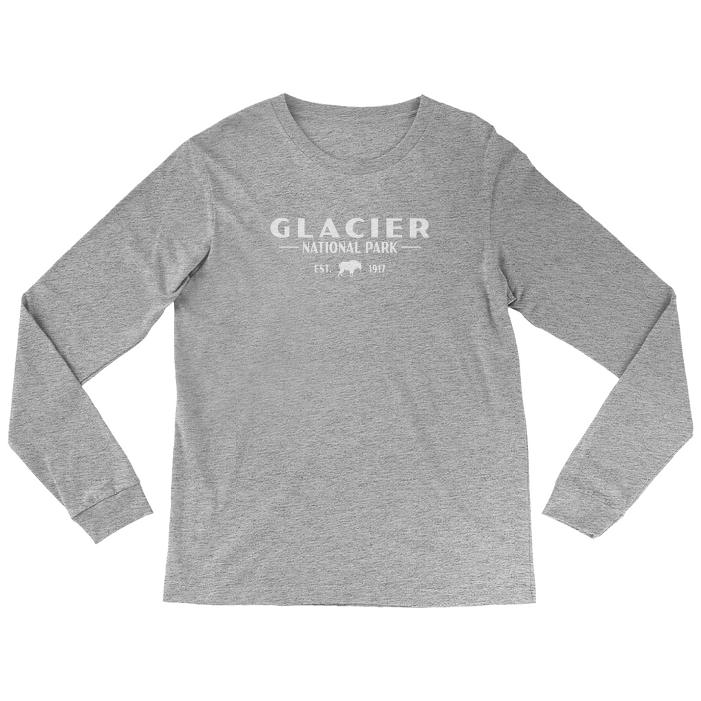 Glacier National Park Long Sleeve Shirt (Simplified)