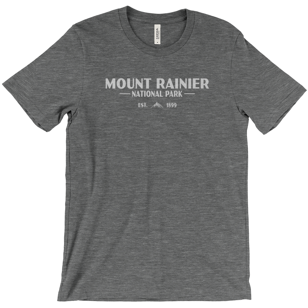 Mount Rainier National Park Short Sleeve Shirt (Simplified)