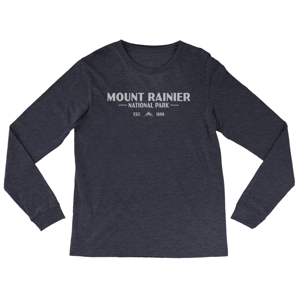 Mount Rainier National Park Long Sleeve Shirt (Simplified)