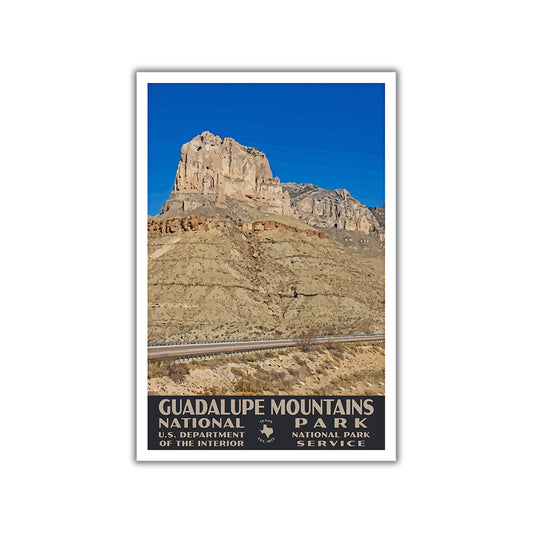 Guadalupe Mountains National Park Poster-WPA