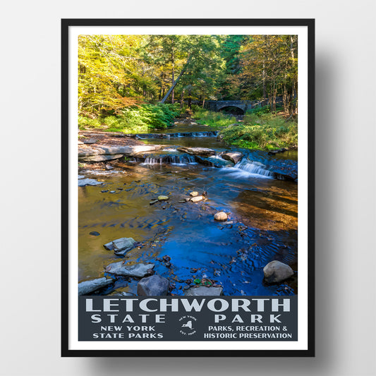 Letchworth State Park Poster - WPA (Wolf Creek)